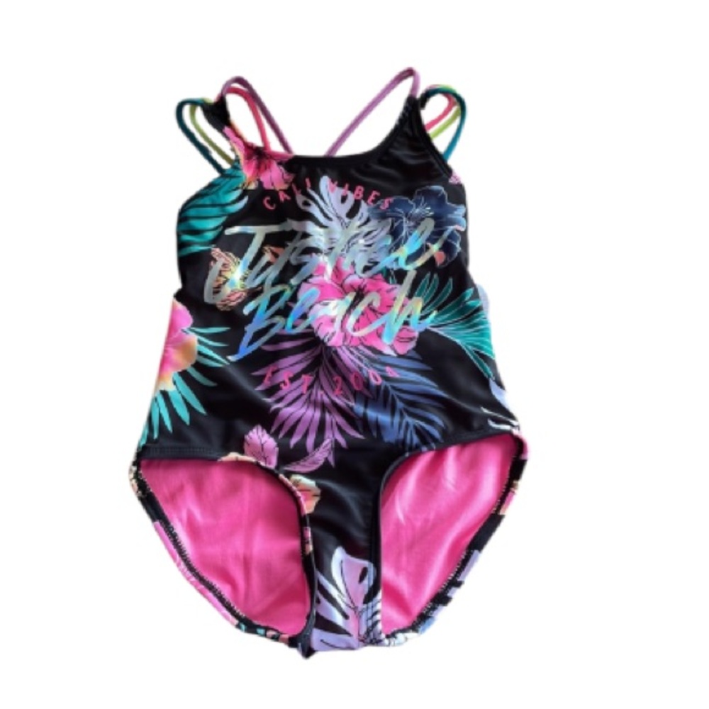 Justice Sz 5/6 Swimsuit and Swim Trunks - Picture 2 of 9